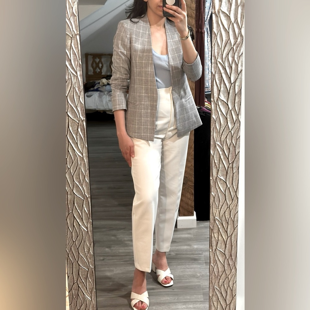 Tommy Hilger Grey Plaid Blazer